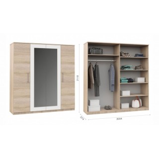 ШКАФ АВРОРА 4 ДВЕРКИ ИМПЕРИАЛ